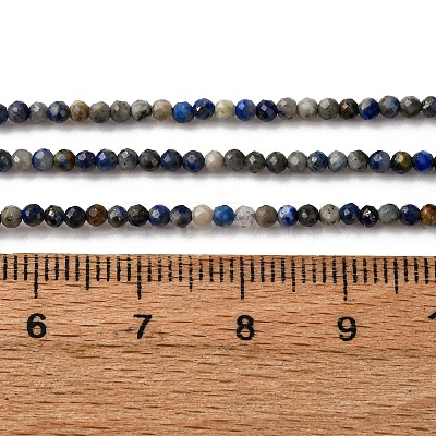 Natural Lapis Lazuli Beads Strands G-L629-B01-2mm-02-1