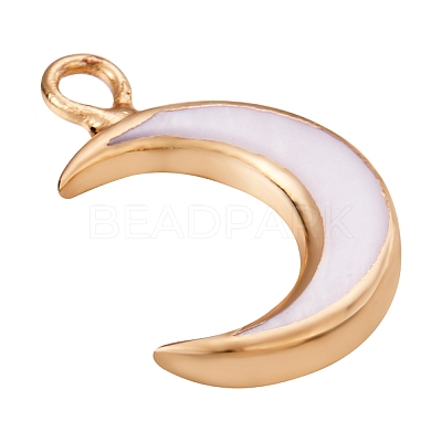 10Pcs Natural Freshwater Shell Pendants SHEL-SZ0001-05-1