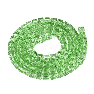 Transparent Glass Beads Strands LS-GLAA-R041-8x8mm-A14-1