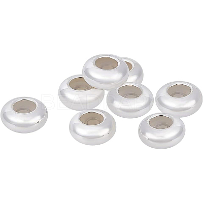 8Pcs 925 Sterling Silver Spacer Beads STER-BC0001-61B-1