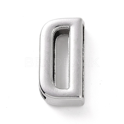 Alloy Letter Slide Charms FIND-A023-17D-1