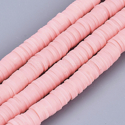 Handmade Polymer Clay Beads X-CLAY-R067-8.0mm-18-1