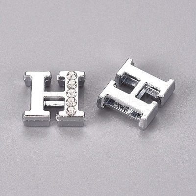 Alloy Slide Charms LS-PALLOY-WH0066-21H-1