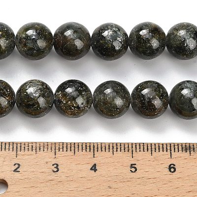 Natural Green Kyanite Beads Strands G-H335-B02-10mm-AB-1
