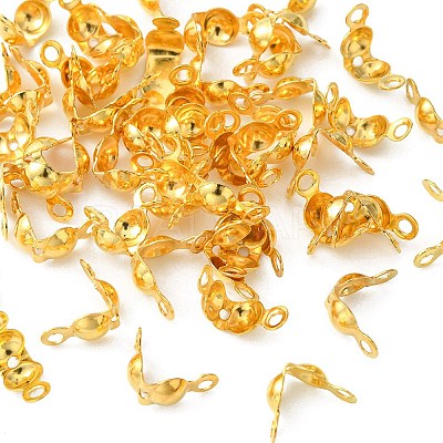 Brass Bead Tips KK-YW0001-53G-1