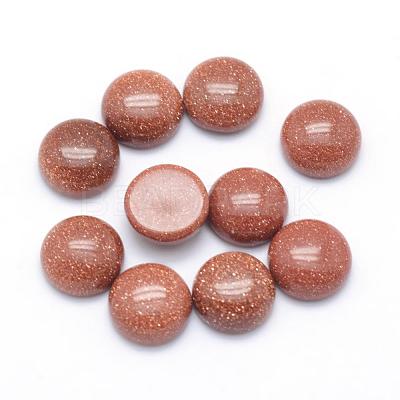 Natural & Synthetic Mixed Gemstone Cabochons G-P393-R-6mm-1