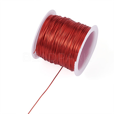 Round Copper Beading Wire for Jewelry Making YS-TAC0004-0.6mm-16-1