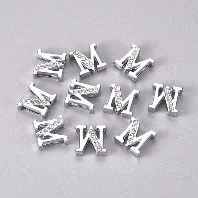 Alloy Slide Charms LS-PALLOY-WH0066-21M-1