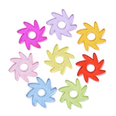 Transparent Acrylic Beads PL878Y-1