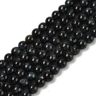 Grade AB Natural Tiger Eye Beads Strands G-B133-A02-6MM-03-1