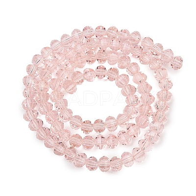 Transparent Glass Beads Strands GLAA-G125-01A-02-1