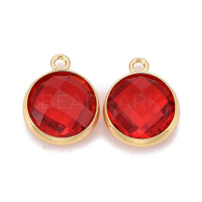 Glass Charms KK-C228-02G-10-1