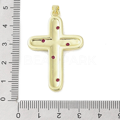 Golden Brass Enamel Pendants KK-A209-29G-1