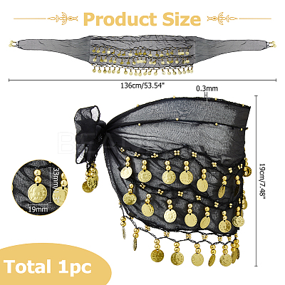Polyester Tassel Fringe Trimming AJEW-WH0651-70A-1