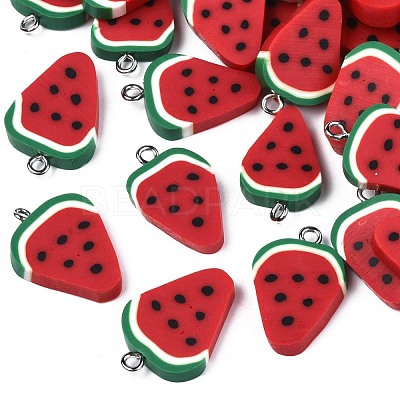 Polymer Clay Pendants X-CLAY-Q186-03-1