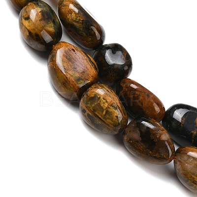 Natural Pietersite Beads Strands G-A286-A01-03-1