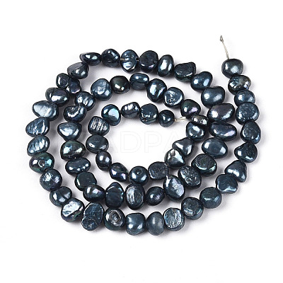 Natural Cultured Freshwater Pearl Beads Strands PEAR-P002-54B-1