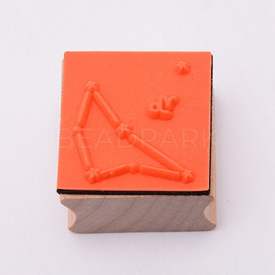 Wooden Stamps DIY-WH0175-46J-1