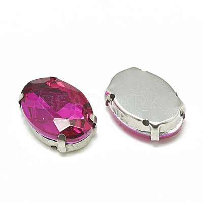 Sew on Rhinestone RGLA-T091-10x14mm-09P-1