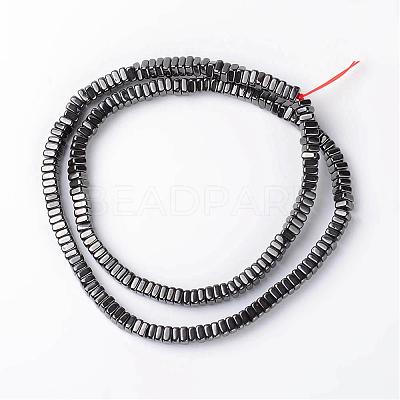 Non-Magnetic Synthetic Hematite Beads Strands G-D800-01-1