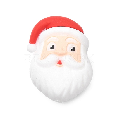 Christmas Theme Silicone Focal Beads SIL-L007-01C-1