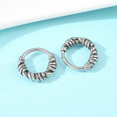316 Stainless Steel Cartilage Earrings AJEW-C044-16C-AS-1