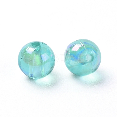 Eco-Friendly Transparent Acrylic Beads PL734-9-1