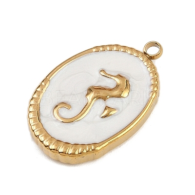 304 Stainless Steel Enamel Pendants STAS-K311-08B-02-1