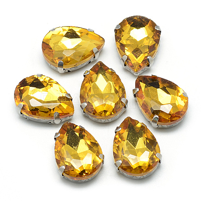 Sew on Rhinestone RGLA-T035-7x10mm-22-1
