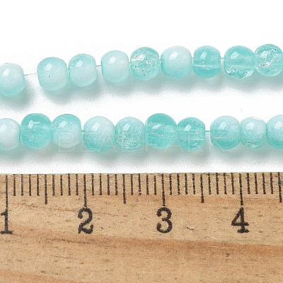 Crackle Glass Beads Strands GLAA-U001-4mm-02-1