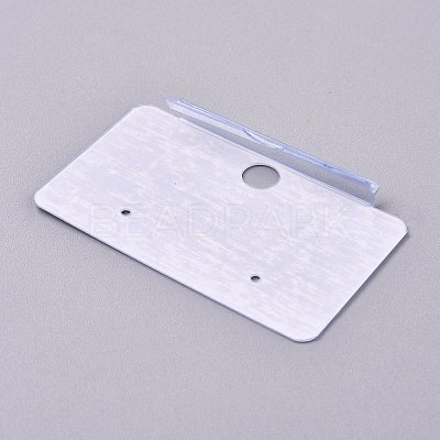 Plastic Jewelry Display Cards DIY-K032-05-1