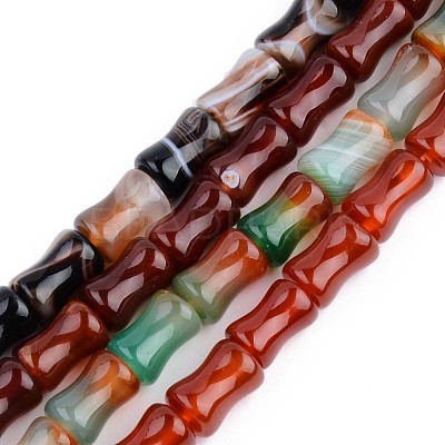 Natural Agate Beads Strands G-S359-123-1