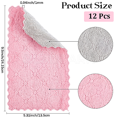 Rectangle Fibre Cleaning Cloth FIND-WH20012-30B-1