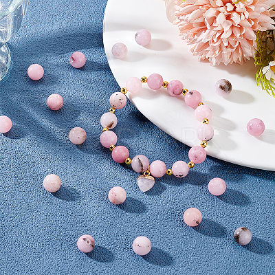 2 Strands Natural Cherry Blossom Agate Beads Strands G-OC0005-18-1