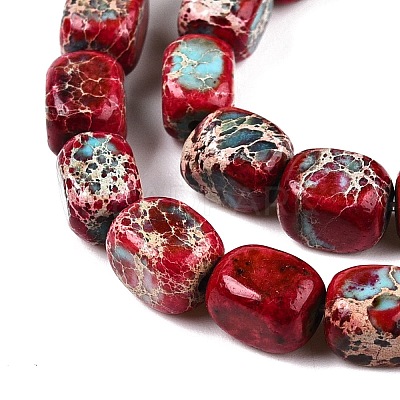 Natural Imperial Jasper Beads Strands G-N342-62F-1