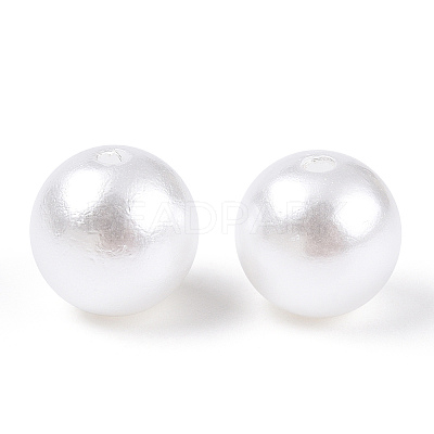 Imitated Pearl Acrylic Beads OACR-ZX005-35B-1
