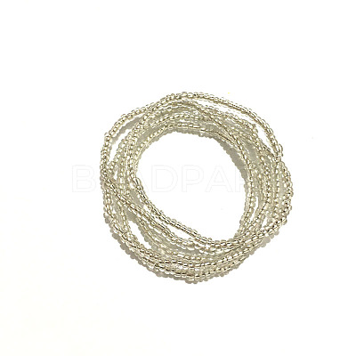 Glass Seed Beaded Waist Beads WG0248E-06-1