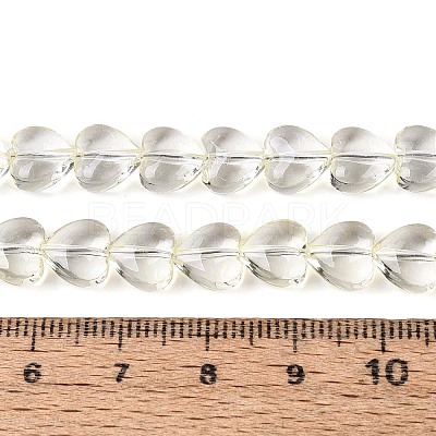 Baking Paint Transparent Glass Beads Strands DGLA-N021-01A-03-1