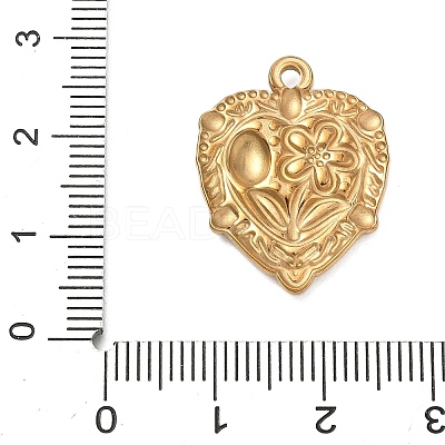 304 Stainless Steel Enamel Pendants STAS-A092-01D-G-1