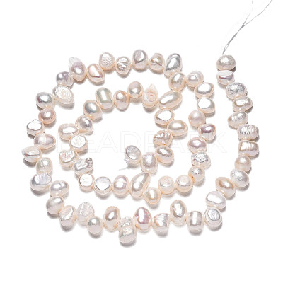 Natural Cultured Freshwater Pearl Beads Strands PEAR-N014-05G-1