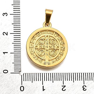304 Stainless Steel Pendants STAS-B086-10E-G-1