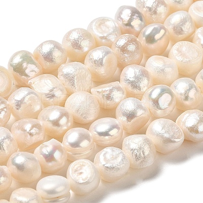 Natural Cultured Freshwater Pearl Beads Strands PEAR-E017-18-1