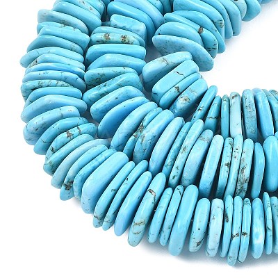 Natural Howlite Beads Strands G-A302-A01-02-1