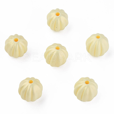 Spray Painted Acrylic Beads MACR-T037-01A-1