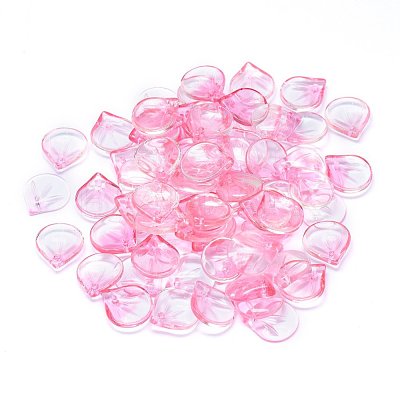 Transparent Glass Charms GLAA-H016-05E-10-1