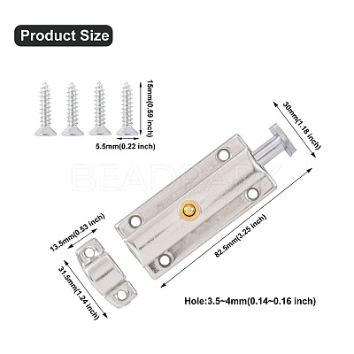 304 Stainless Steel Spring Locks Set SW-TAC0001-22A-P-1