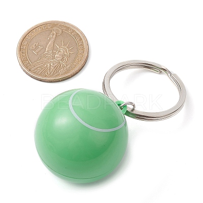 ABS Plastic Sports Ball Theme Pendants Keychains KEYC-JKC00659-01-1