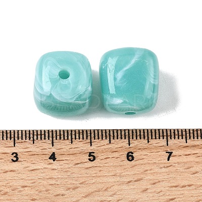 Opaque Acrylic Beads X-OACR-D320-01H-1