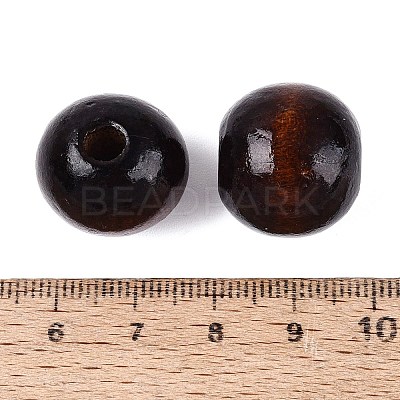 Natural Wood European Beads TB25MMY-20mm-01-1