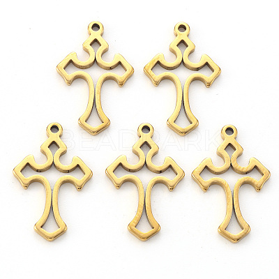 PVD Vacuum Plating 304 Stainless Steel Pendants LS-STAS-N092-39G-1